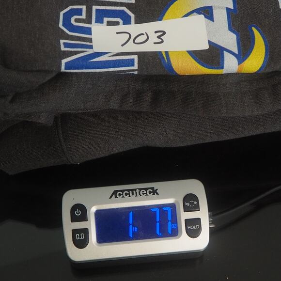 Los Angeles Rams Gray Pullover Fanatics Hoodie Unisex Size L NFL - Picture 10 of 10